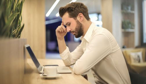 Entrepreneur stressé