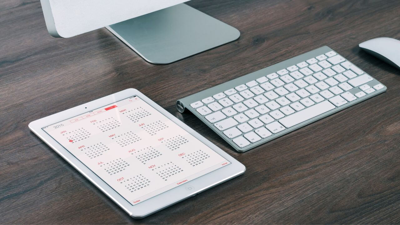 Calendrier au travail 